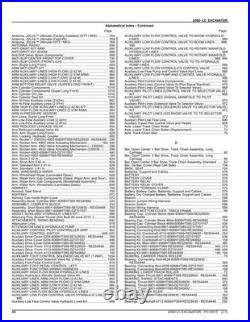 John Deere PC10015 200D LC excavator parts catalog