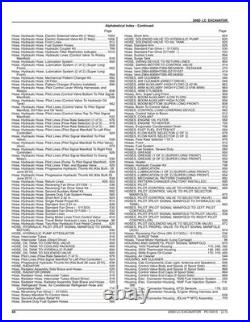John Deere PC10015 200D LC excavator parts catalog
