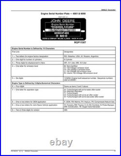 John Deere PC10219 350GLC excavator parts catalog