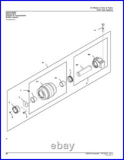 John Deere PC10219 350GLC excavator parts catalog