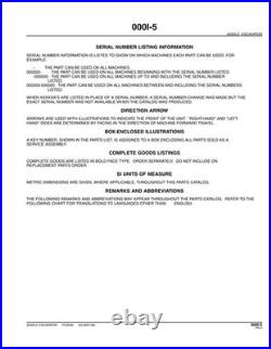 John Deere PC9546 450DLC excavator parts catalog