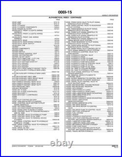 John Deere PC9546 450DLC excavator parts catalog