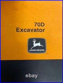 John Deere Parts Catalog Manual Excavator Model- 70d Pc2138 Published In 1988