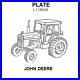 John-Deere-Plate-part-Number-L116549-01-bhn