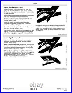John Deere TM10082 225DLC excavator operation & test technical manual