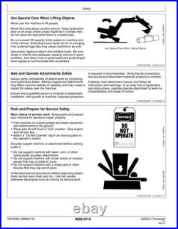 John Deere TM10082 225DLC excavator operation & test technical manual