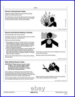 John Deere TM10760 60D excavator operation and test technical manual