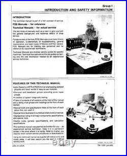 John Deere TM1230 990 excavator technical manual