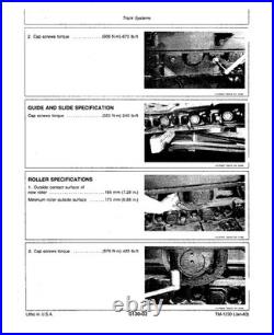 John Deere TM1230 990 excavator technical manual