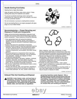 John Deere TM13345X19 160GLC excavator operation & test technical manual