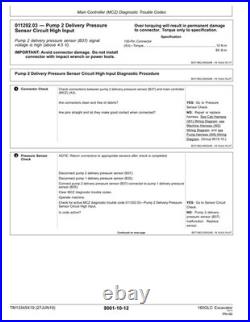 John Deere TM13345X19 160GLC excavator operation & test technical manual
