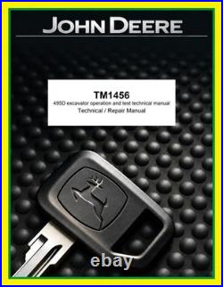 John Deere TM1456 495D excavator operation and test technical manual
