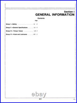John Deere TM1456 495D excavator operation and test technical manual