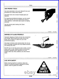 John Deere TM1456 495D excavator operation and test technical manual