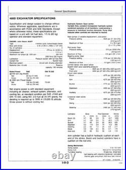 John Deere TM1456 495D excavator operation and test technical manual