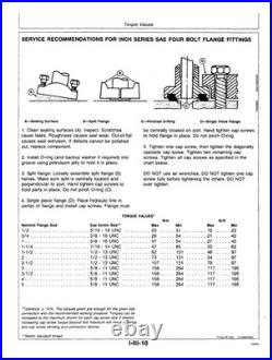 John Deere TM1456 495D excavator operation and test technical manual