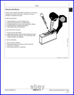 John Deere TM1663 200LC excavator operation & test technical manual