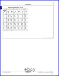 John Deere TM1663 200LC excavator operation & test technical manual