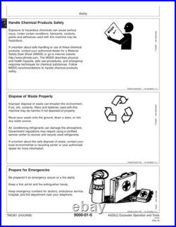 John Deere TM2361 450DLC excavator operation and test technical manual