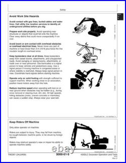 John Deere TM2361 450DLC excavator operation and test technical manual