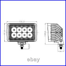 LED Upper Cab/Fender Light For John Deere Excavator Wheel Loader/Excavators