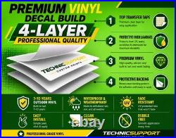 Laminated External Decal Set for John Deere 120C 120CLC Excavator Vinyl Label