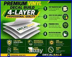 Laminated External Decal Set for John Deere 85P Excavator Vinyl Label Sticker