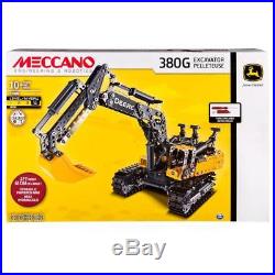 MECCANO 380G Excavator John Deere 2ft wide Hydraulic arm actions STEM NEW SEALED