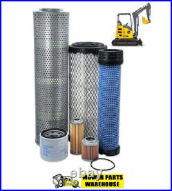 Maintenance Kit for John Deere 26G Excavator Fuel Air Oil Hydraulic Filter