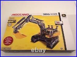Meccano Engineering & Robotics 380g John Deere Excavator New & Sealed