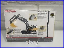 Meccano Erector John Deere 380G Excavator With Hydraulics & Instructions - READ