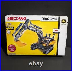 Meccano Erector Set John Deere 380G Excavator Building Complete