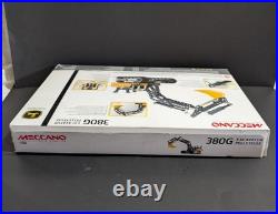 Meccano Erector Set John Deere 380G Excavator Building Complete