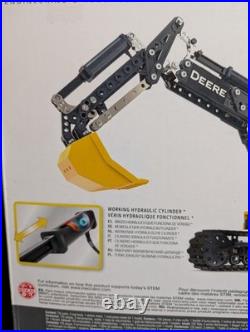 Meccano Erector Set John Deere 380G Excavator Building Complete