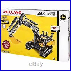 Meccano- John Deere 380G Excavator with Working Hydraulics Construction Toy