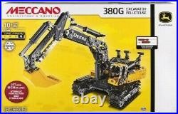 NEW Meccano Erector Set John Deere 380 G Excavator w Hydraulics 10+ LP68680