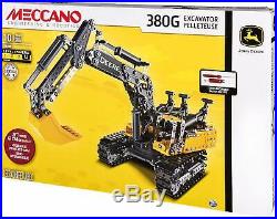NEW in box Meccano John Deere 380G Excavator Toy 17308