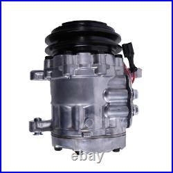 New 12V A/C Compressor FYD00007143 for John Deere 30G/35G/50G/35P/50P Excavator