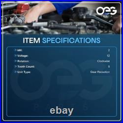 New 12V Starter Fits John Deere Excavator 35C ZTS 8971128651 228000-3851 SND0711