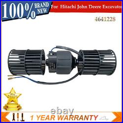 New Blower Motor 4641228 for John Deere Excavator 50D 35D 27D Hitachi ZX40U-2