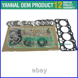 New For ISUZU 4LE2-CR Engine Overhaul Re-ring Kit For John deere Excavator