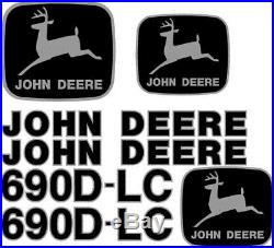 New John Deere 690D-LC Excavator Decal Set JD Decals
