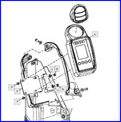 New OEM John Deere Monitor FYD00013753 Hitachi Mini Excavator Zaxis 50 60