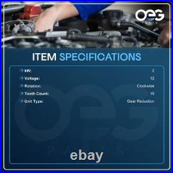 New Starter For JOHN DEERE EXCAVATOR, MOWER TRACTOR, MUSTANG SKID STEER