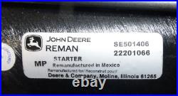 Oem Genuine John Deere Se501406 Reman Starter For 903jh, 690c, 903kh, 909jh