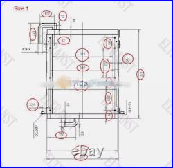 Oil Cooler 4208058 for John Deere Feller Buncher 493D 493 Excavator 490 490D