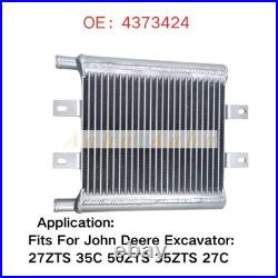 Oil Cooler 4373424 for John Deere Excavator 27ZTS 35C 50ZTS 35ZTS 27C
