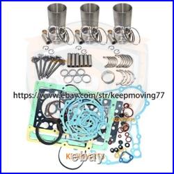 Overhaul Rebuild Kit Compatible for Isuzu 3LD2 Engine John Deere27CZTS Excavator