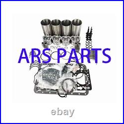 Overhaul Rebuild Kit for Isuzu 3LD2 Engine John Deere 27CZTS 35CZTS Excavator