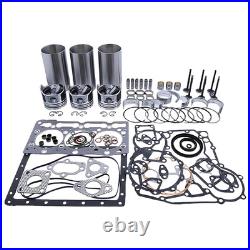 Overhaul Rebuild Kit for Yanmar Engine 3TN82 3TN82E John Deere Excavator 30